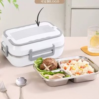 Boîte à lunch électrique chauffante personnalisée pour usine, conteneur chauffant pour aliments