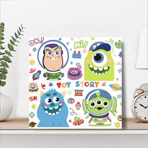 Impresión en lienzo de Toy Story, impresión digital rectangular, decoración moderna y sencilla para sala de estar - Product Image 1