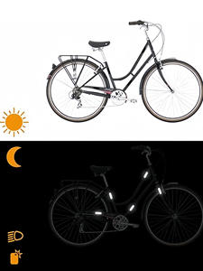 Autocollants réfléchissants noirs haute intensité - Protection anti-rayures pour <span class=keywords><strong>casque</strong></span> de <span class=keywords><strong>moto</strong></span> et sourcils de roue - Vente en gros - Product Image 2