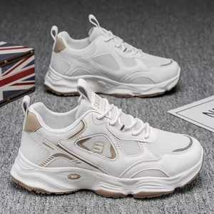 Zapatos para Hombre 2025, Nuevas Zapatillas Blancas de Moda, Estilo Casual, Transpirables, de Malla, para Correr y Caminar - Product Image 1