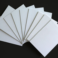Feuille de plastique PVC de 3 mm d'épaisseur, blanche, service de découpe disponible, dimensions 915x1830 et 915x1220