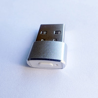Mover ratón USB con botón de interruptor agitador de ratón automático con 2 modos de balanceo simulador mantener la computadora portátil despierta