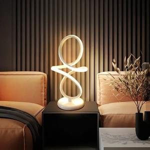 Lámpara de mesa LED moderna, luz decorativa para estudio, dormitorio, mesita de noche, sala de estar, oficina, estantería, bar, accesorio de iluminación para lectura en el hogar - Product Image 6