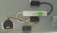 Interruptor táctil capacitivo inteligente de 12v 24v con sensor regulador de intensidad para espejo WS08