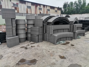 Cổ Điển Đồ Nội Thất Ngoài Trời Vườn Sofa Pe Mây Wicker Vòng Mây Cắt Patio Sofa Set Với Vòng Coffe Bảng - Product Image 6