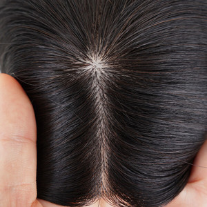 Newtimes Tóc Chất Lượng Cao Topper Tóc Con Người Tóc Giả Ren Đóng Cửa - Product Image 3