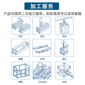 Perfiles de Aluminio Industriales 3030 3060 3090 Anodizados de Aleación 6063 para Marcos de Equipos Automatizados y Soporte Mecánico - Product Image 3