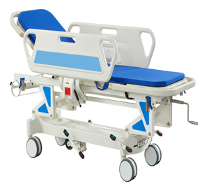 병원을 위한 직업적인 참을성 있는 비상사태 구급차 이동 들것 트롤리 유압 접히는 들것 - Product Image 1