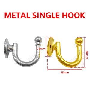 Crochet mural en métal en forme de U moderne HUAWEI, crochet plat pour <span class=keywords><strong>manteau</strong></span> et chapeau, crochet à haute capacité de charge - Product Image 4