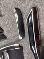 Kits integrales para BMW X5 X6 X7 100%, adornos interiores de coche de fibra de carbono Real, accesorios para cubierta de puerta de salpicadero