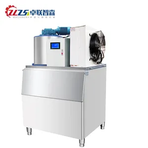 Cheap Price 0.5 ton sea water ice air cooling flake ice machine used on boat fishing cooling