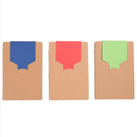 Carnet à feuilles mobiles en papier recyclé OEM en gros, notes adhésives créatives, blocs-notes publicitaires, enveloppes porte-documents pour mémos et avis