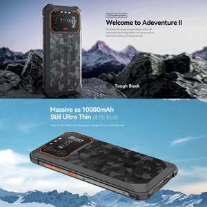 Téléphone robuste 2023, nouveau modèle IIF150 B2, IP68/69K, lecteur d'empreintes digitales latéral, vision nocturne, écran 6,5 pouces, Android 13, 6 Go + 128 Go, 4G, NFC, OTG - Product Image 2