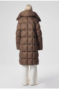 Veste en duvet d'hiver longue Ultra légère, chaude et décontractée Manteau en duvet pour <span class=keywords><strong>femme</strong></span> Plus Size Hooded Overcoat Women's Down Jacket - Product Image 3