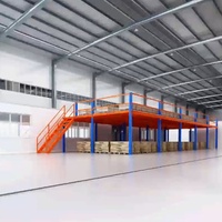 Système de plateforme de mezzanine modulaire en acier robuste, anti-corrosion, le plus vendu, pour stockage multi-niveaux en logistique