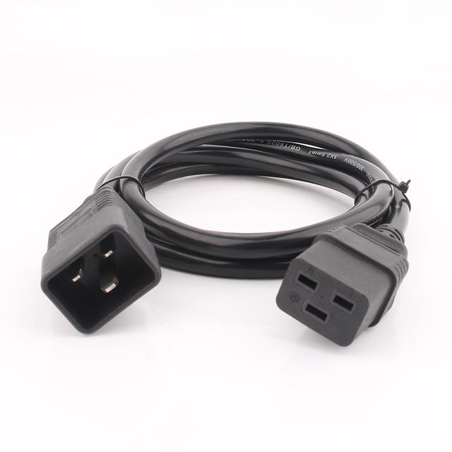 C19-C20 Power Cord 16A 250V 3*2.5mm High Quality C20 Male Plug to C19 Female Socket PDU UPS Server Power Extension Cable
