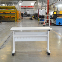 Meubles de bureau, table de conférence moderne et chaises, bureau pliable, table pliable, table de formation en métal, table pliable en acier au carbone