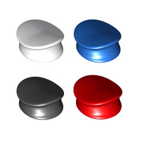 Briques compatibles en gros 3624 Accessoires Petites pièces MOC de haute précision Mini casquette de police ABS Ensembles de jouets DIY