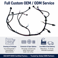 Konektor Kabel Terlindung ABS untuk Excavator Heat Shrink Tubing OEM ODM