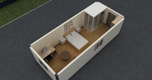 Tùy Chỉnh Thiết Kế Kết Cấu Thép Sandwich Panel Living House Đúc Sẵn <span class=keywords><strong>Container</strong></span> Xây Dựng Văn Phòng - Product Image 6