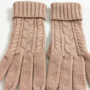 Berretto a righe alla moda con 3 pezzi lavorato a maglia invernale da <span class=keywords><strong>donna</strong></span> in <span class=keywords><strong>sciarpa</strong></span> di lana <span class=keywords><strong>e</strong></span> <span class=keywords><strong>guanti</strong></span> inclusi - Product Image 3