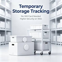 Traceur intelligent portable anti-perte avec logo personnalisé OEM pour clés, sacs, bagages et gestion des stocks