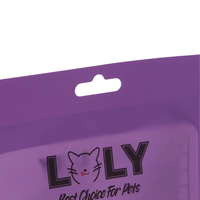 Sachets en mylar à fermeture éclair pour aliments pour chiens et chats personnalisés Emballage alimentaire à fenêtre transparente en plastique Pochette debout imprimée anti-odeur