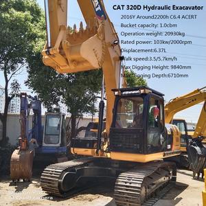 Pelles hydrauliques d'occasion 20 tonnes Cat 320D d'occasion Engins de terrassement originaux d'occasion Excavateurs de bonne qualité en stock - Product Image 3