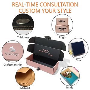 Бесплатный образец: Большая складная почтовая коробка из гофрокартона с индивидуальным дизайном, печатью логотипа, для обуви и других товаров. - Product Image 5