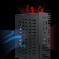 Rgeek portátil TX07 Mini ITX caja de la computadora Mini-ITX chasis HTPC PC Oficina chasis portátil caja de escritorio