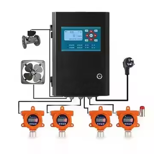 מנתח גז תעשייתי H2S של DUOTESI, גלאי גז קבוע עם צג LCD, מאושר ATEX/CE, דיוק גבוה, אזעקה קולית+אורית, מתכת כתומה/שחורה - Product Image 3