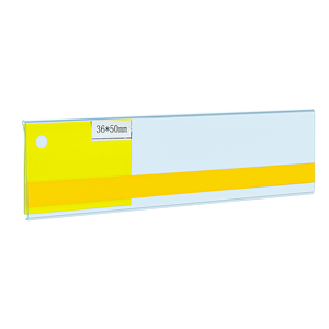 Profilé en PVC extrudé pour support d'étiquette de prix numérique sur bord de rayonnage, bande de données pour affichage de prix en magasin de détail - Product Image 6