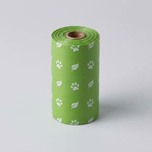 Eco-friendly Biodegradable Dog Waste Bags Thickened <b>Roll</b> Type Cornstarch Compostable Pet Poop Bags with Dispenser - Product Image 4