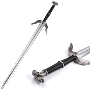 <strong>The</strong> Witcher III Wild Hunt PU Foam Rubber Geralt <strong>Silver</strong> <strong>Sword</strong> - Product Image 1