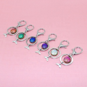 Chất Lượng Cao <span class=keywords><strong>Shell</strong></span> Sea Horse Starfish Nàng Tiên Cá Keychain Keyring <span class=keywords><strong>Key</strong></span> Chủ - Product Image 3