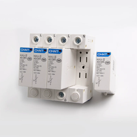 Parafoudre Chint NU6-II ignifuge pour usage domestique, alimentation 220V triphasée, niveau 1, 4P