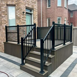 <span class=keywords><strong>Balustarde</strong></span> & tay vịn bền boong lan can hệ thống cao cấp sơn tĩnh điện nhôm ban công hệ thống bên ngoài tùy chỉnh lan can - Product Image 5