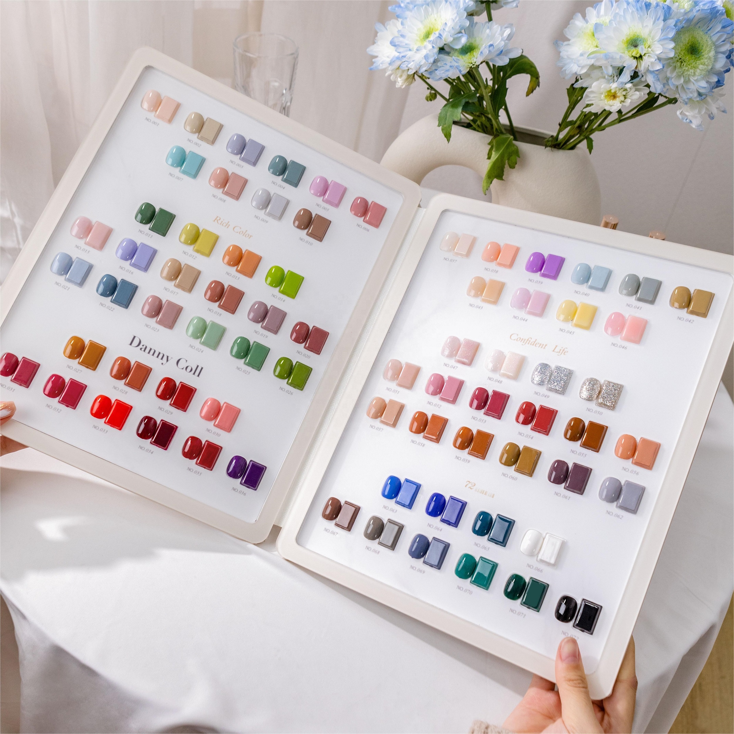 ダニーコル新着ネイルジェルセット72色卸売15Mlソークオフジェル