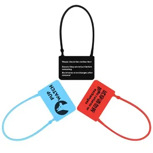 Etiquetas <span class=keywords><strong>de</strong></span> seguridad <span class=keywords><strong>de</strong></span> plástico desechables con bloqueo antirrobo, diseño a prueba <span class=keywords><strong>de</strong></span> manipulaciones y etiquetas <span class=keywords><strong>de</strong></span> identificación <span class=keywords><strong>de</strong></span> cupones <span class=keywords><strong>de</strong></span> devolución para bolsos/ropa - Product Image 5