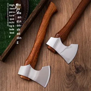 Mini hachette AX de taille moyenne, très vendue, pour le camping, la pêche et la survie - Collection de la série extérieure et domestique, cadeau, petite hachette à manche en bois - Product Image 4