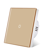 Fabricant d'interrupteurs muraux Interrupteur tactile intelligent standard européen Panneau d'interrupteur d'éclairage en verre trempé Prises et interrupteurs muraux