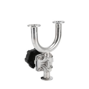 Chất lượng cao hình chữ U vệ sinh thép không gỉ 316L vô trùng hoành van tay cầm ferrule đúc cơ thể Hướng dẫn sử dụng van - Product Image 6