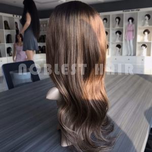 Perruque européenne pour femme, cheveux remy, coupe blonde, plusieurs dimensions - Product Image 5