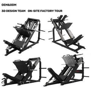 Machine de musculation commerciale 2-en-1 : Leg Press 45 degrés et <span class=keywords><strong>Hack</strong></span> Squat pour l'entraînement de force - Product Image 1