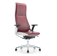 2023 chaise de bureau de direction réglable avec accoudoir Anji haut dossier en cuir PU Style meubles origine Type ascenseur pivotant général Pl