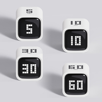 Timer Dapur Digital Mini Z1 Cube Terlaris dengan Sensor Gravitasi, Dapat Disesuaikan 5 10 30 60 Menit, Pilihan Warna