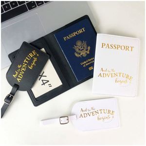 Porta Pasaportes Personalizado al por Mayor, Juego de Regalo de Viaje de Lujo, Funda de Pasaporte de Cuero PU con Logotipo Personalizado y Etiqueta para Equipaje - Product Image 2