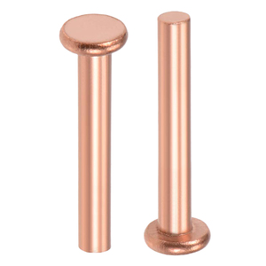 5-10 pièces/sac Rivets plats à tête fine en cuivre rouge de haute qualité, prix usine, M1.5-M8, différentes tailles, GB109 Grade 4.8 Nindejin - Product Image 2