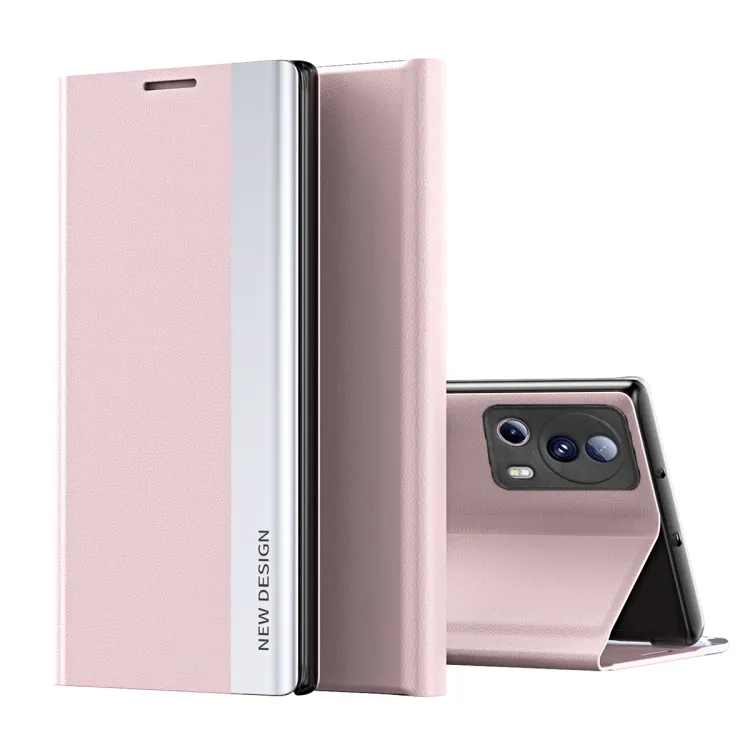 Custodia per telefono all'ingrosso per custodia per telefono in pelle ad adsorbimento elettrolitico laterale Xiaomi 13 Lite