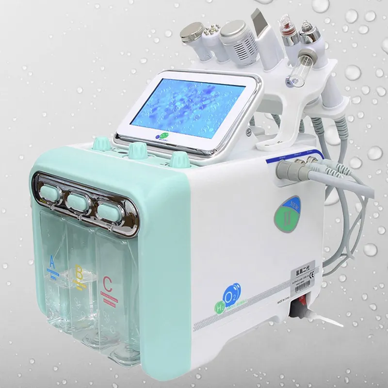 New Hydrogen Oxygen Small Bubble Beauty Machine H2O2 Hydro Dermabrasion Rejuvenation Tightening Skin Care Face Spa